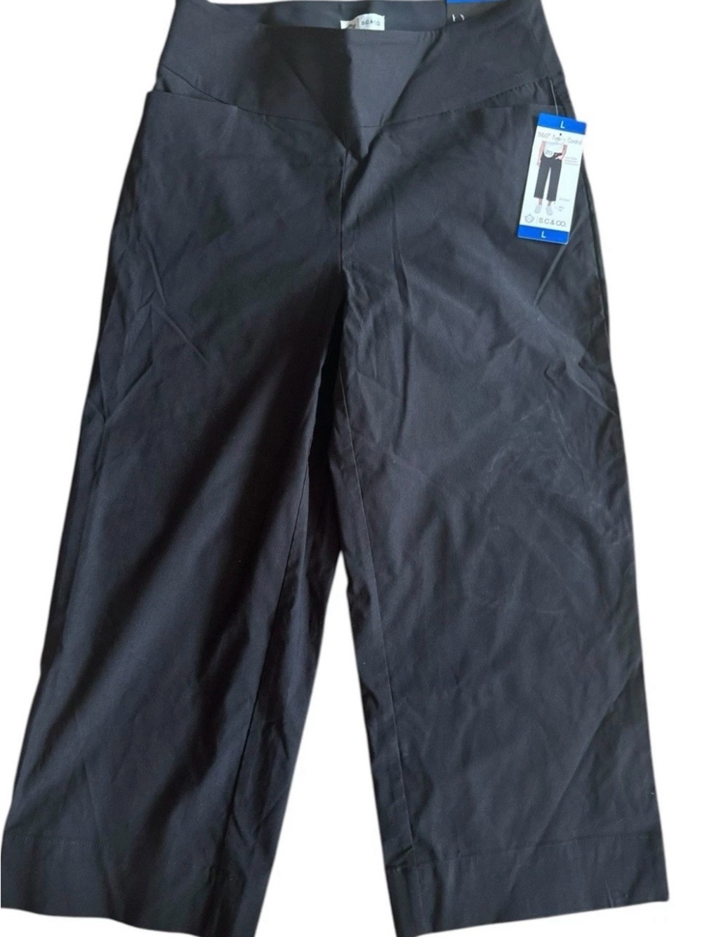 S.C. & Co. 360° Tummy Control Cropped Pants – Size L | NWT  Black